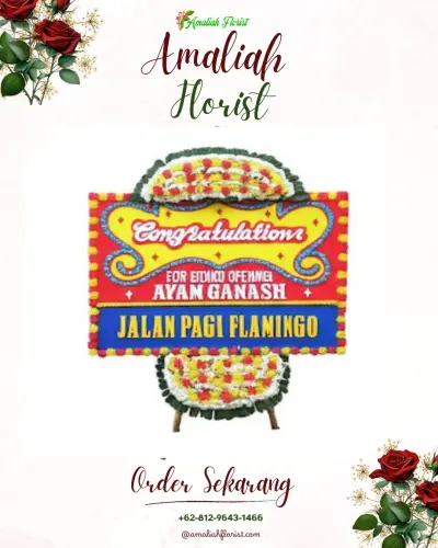 Bunga Papan Congratulation di Ampeldento